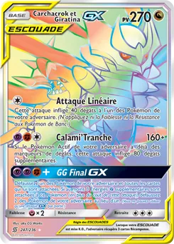 Carchacrok et Giratina-GX 247/236